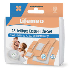 Lifemed Eerste Hulp Pleisterset, 43 stuks
