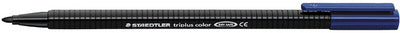 STAEDTLER triplus colour fiber-tip pennen, driehoekig, zwart