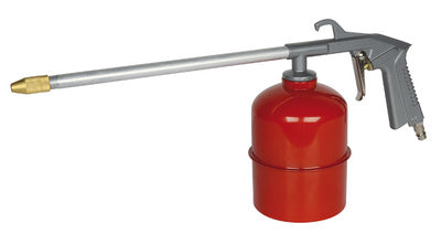 BRÜDER MANNESMANN Spuitpistool, met stalen houder, rood
