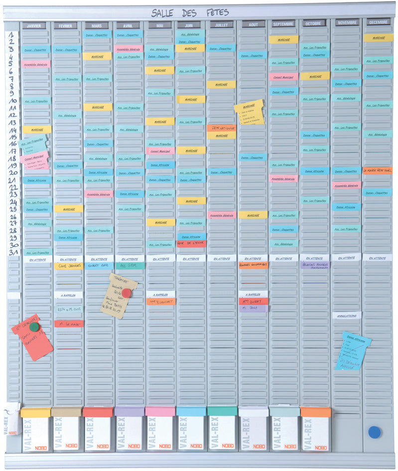 nobo jaarplanner, afmetingen: (B)800 x (H)954 mm
