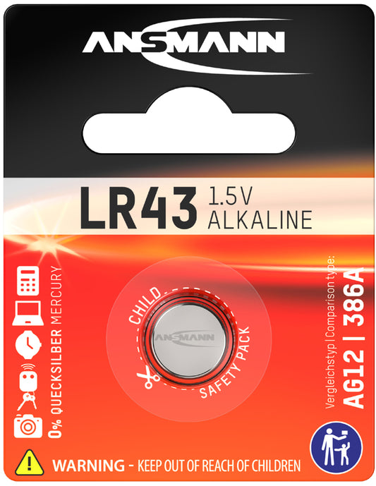 ANSMANN alkaline knoopcel LR54, 1,5 Volt (V10GA)