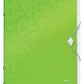 LEITZ WOW ordner, DIN A4, PP, 6 vakken, wit metallic