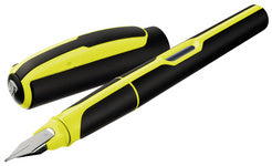 Pelikan vulpen style Neon, penpunt breedte: M, geel
