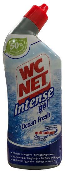 WC NET toiletreiniger Intense Ocean Fresh, fles van 750 ml