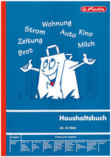 herlitz formulierenboek huishoudboek, DIN A5, 40 vel
