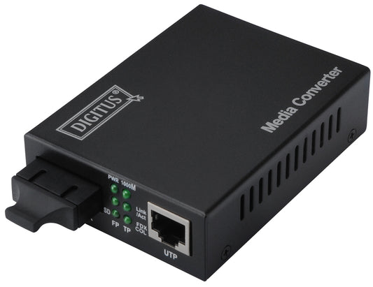 DIGITUS Gigabit Media Converter, RJ45/SC, Multimode