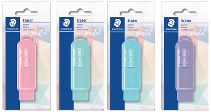STAEDTLER gom 525 PS1 pastel, geassorteerde kleuren