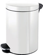 helit zilver ion pedaal kosmetische afvalbak de ridder, 5 liter