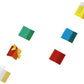 DURABLE TABFIX volledig zichtbare tabbladen, transparant, 2 regels