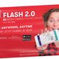 Oxford Flash 2.0 flashcard starterkit, gelijnd, A7, wit, pak van 80 vel