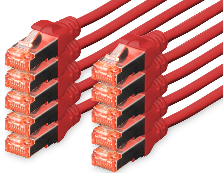 DIGITUS patchkabel cat. 6, S/FTP, 3,0 m, wit, set