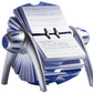 DUURZAAM adressenbestand TELINDEX flip, metallic zilver / blauw