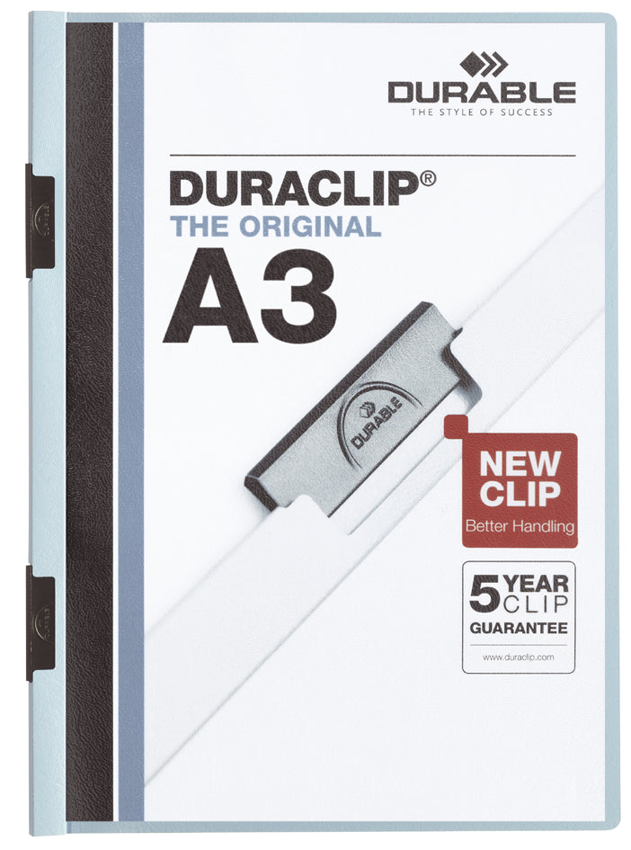 DURABLE DURACLIP verende nietmachine, DIN A3, blauw