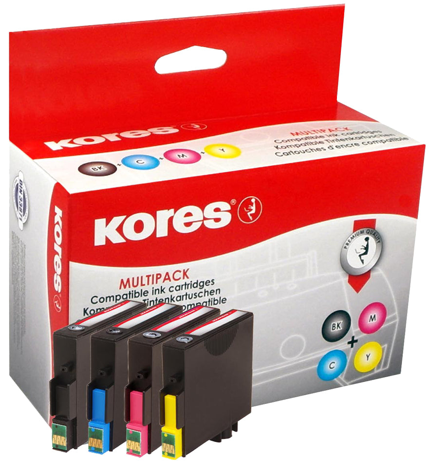 Kores Multi-Pack inkt G1607KIT vervangt EPSON T0711-T0714